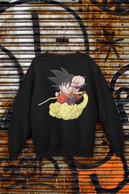 Buzo Otaku (Algodón y Poliéster) Personaje Goku de Dragon Ball