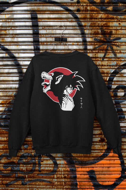 Buzo Otaku (Algodón y Poliéster) Personaje Goku de Dragon Ball