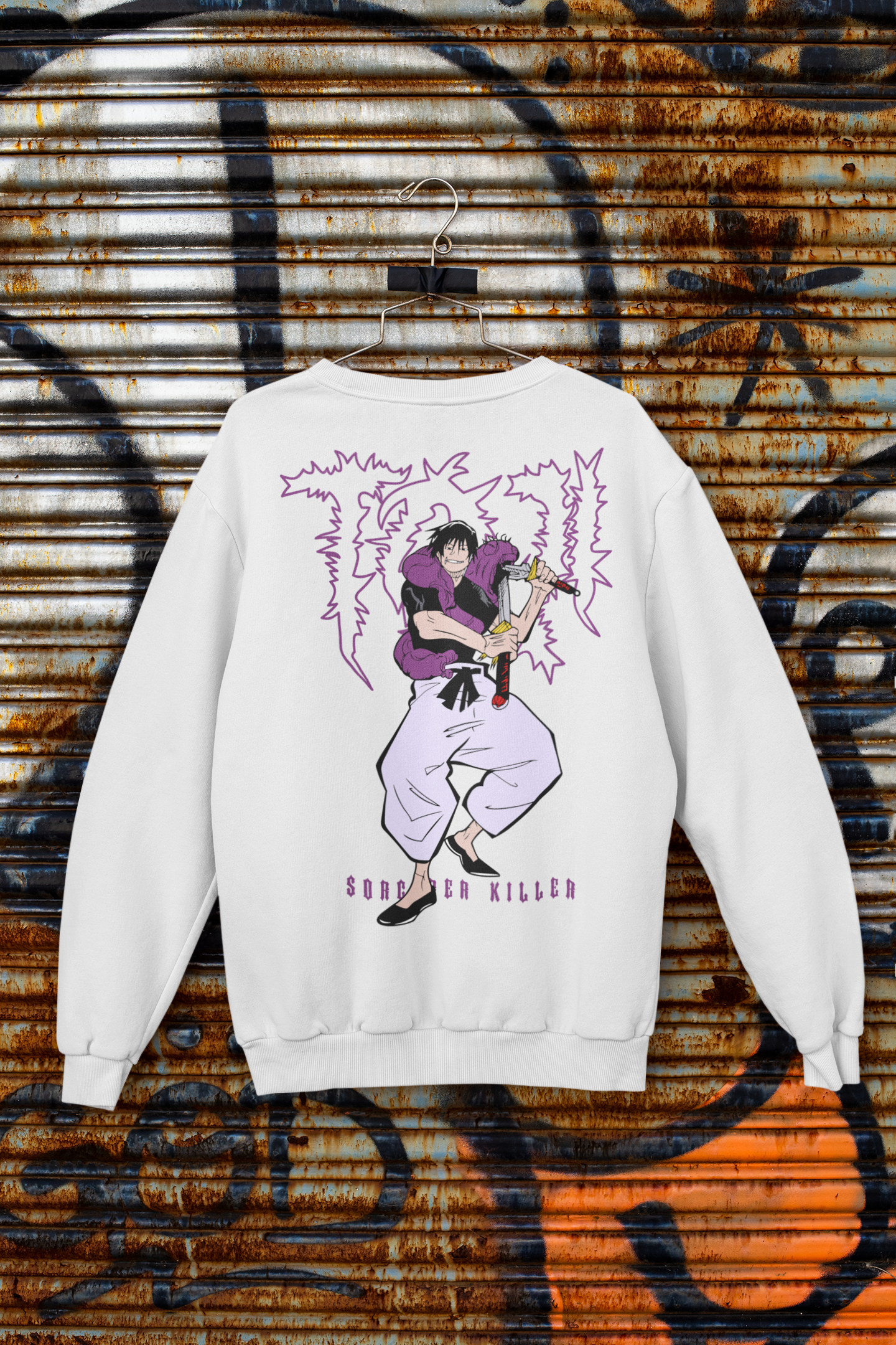 Buzo Otaku (Algodón y Poliéster) Personaje Toji de Jujutsu Kaisen