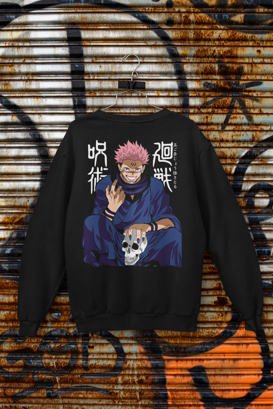 Buzo Otaku (Algodón y Poliéster) Personaje Itadori de Jujutsu Kaisen