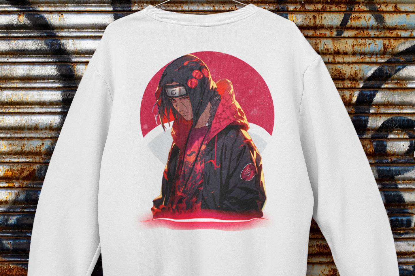 Buzo Otaku (Algodón y Poliéster) Personaje Itachi de Naruto