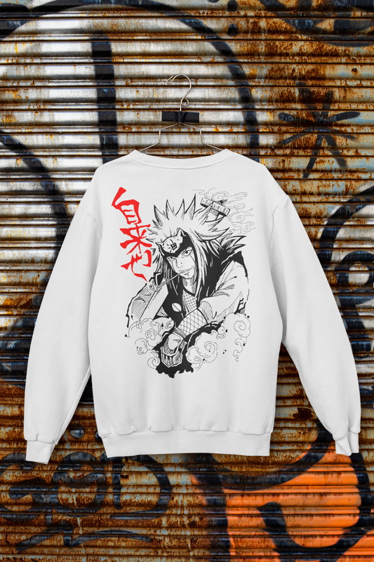 Buzo Otaku (Algodón y Poliéster) Personaje Jiraiya de Naruto