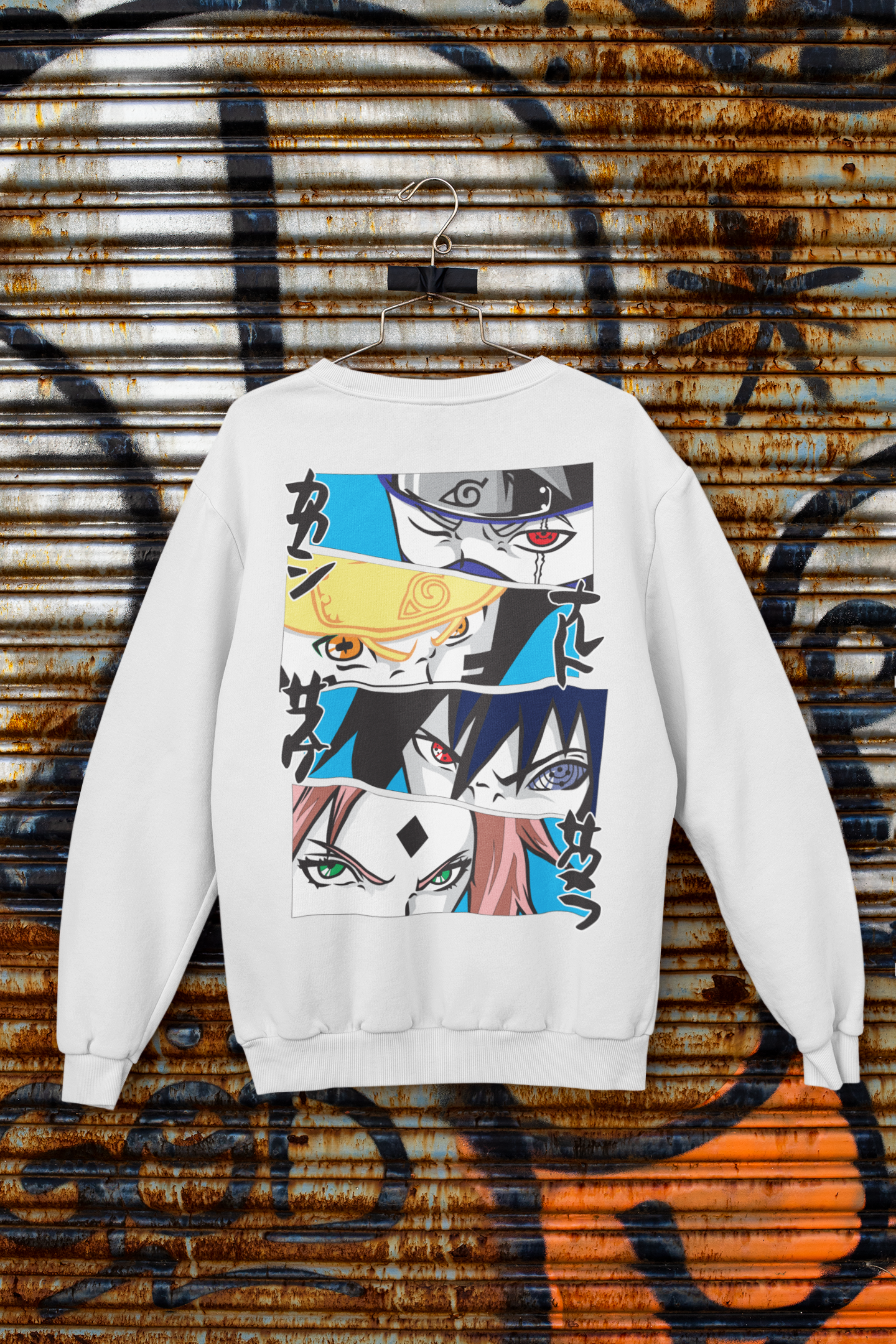 Buzo Otaku (Algodón y Poliéster) Equipo 7 de Naruto Shippuden