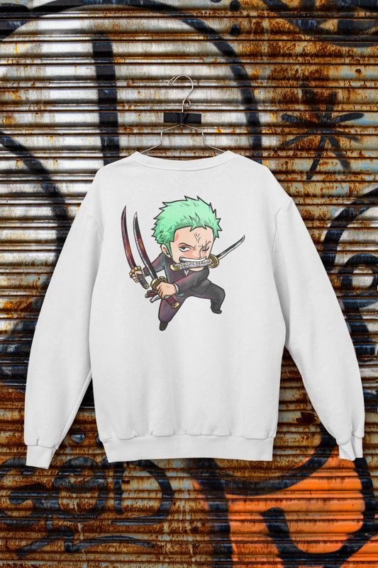 Buzo Otaku (Algodón y Poliéster) Personaje Zoro de One Piece