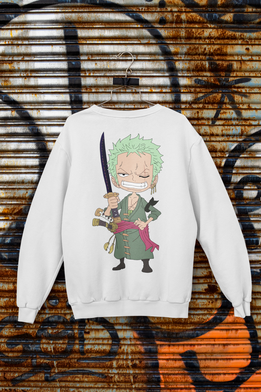 Buzo Otaku (Algodón y Poliéster) Personaje Zoro de One Piece