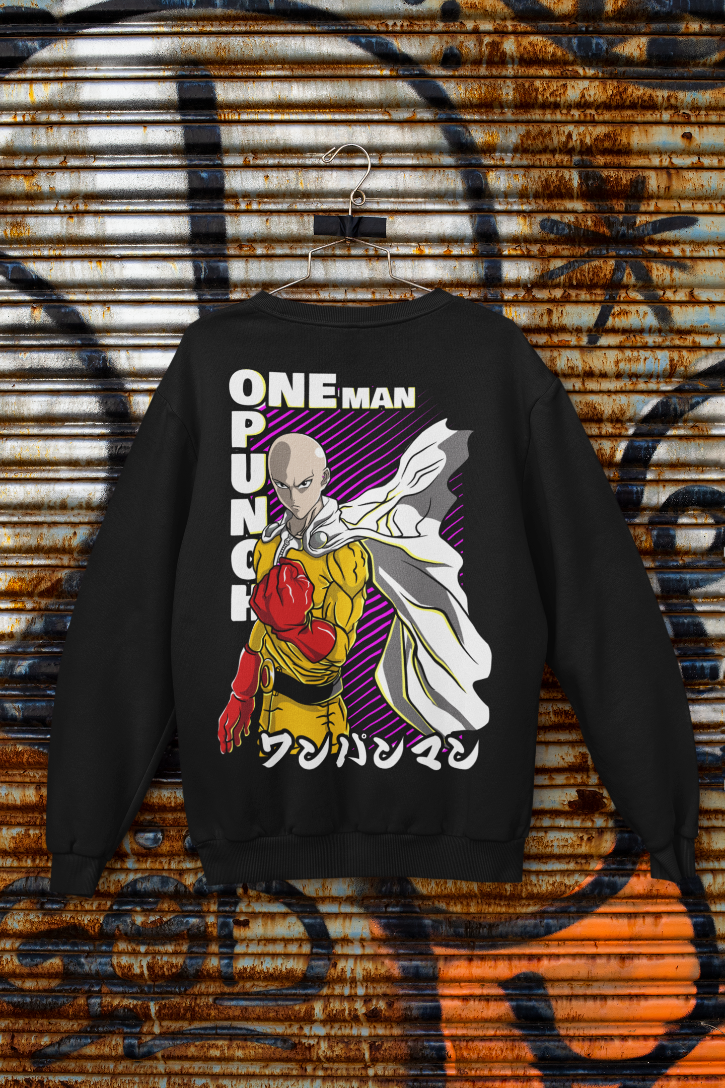 Buzo Otaku (Algodón y Poliéster) Personaje Saitama de One Punch Man