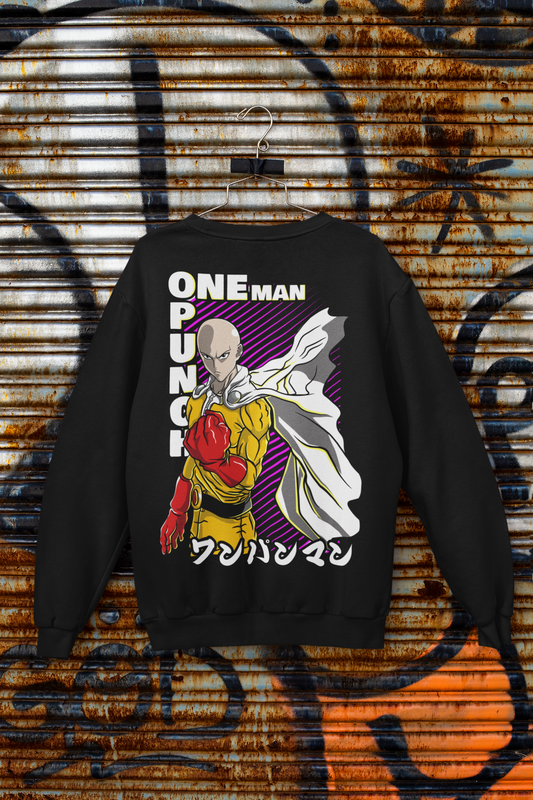 Buzo Otaku (Algodón y Poliéster) Personaje Saitama de One Punch Man