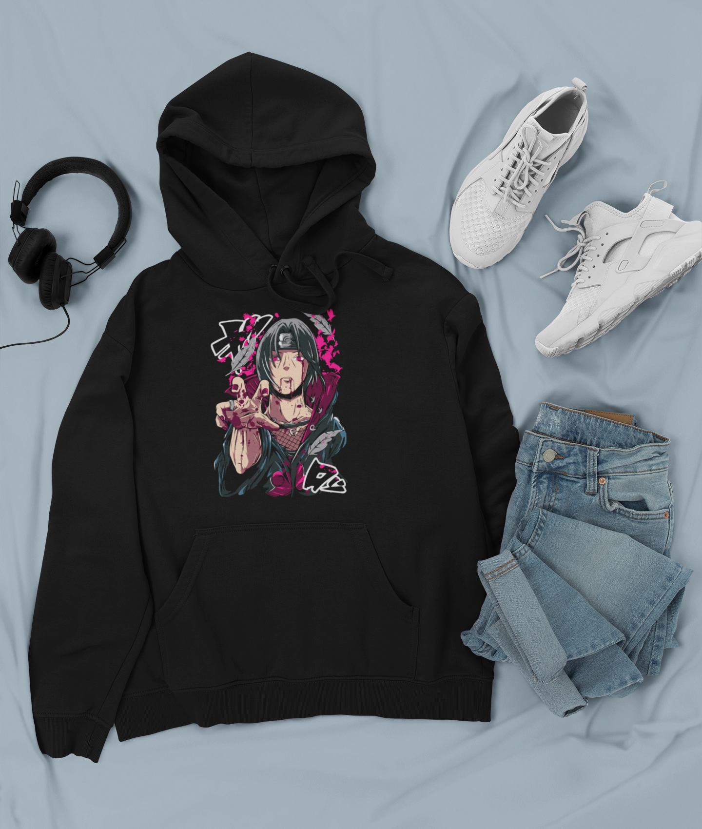 Canguro Otaku (Algodón y Poliéster) Personaje Itachi de Naruto