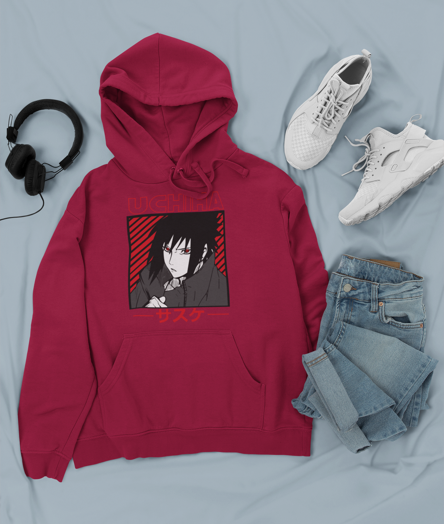 Canguro Otaku (Algodón y Poliéster) Personaje Sasuke de Naruto