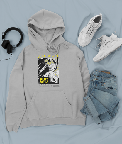 Canguro Otaku (Algodón y Poliéster) Personaje All Might de My Hero Academy