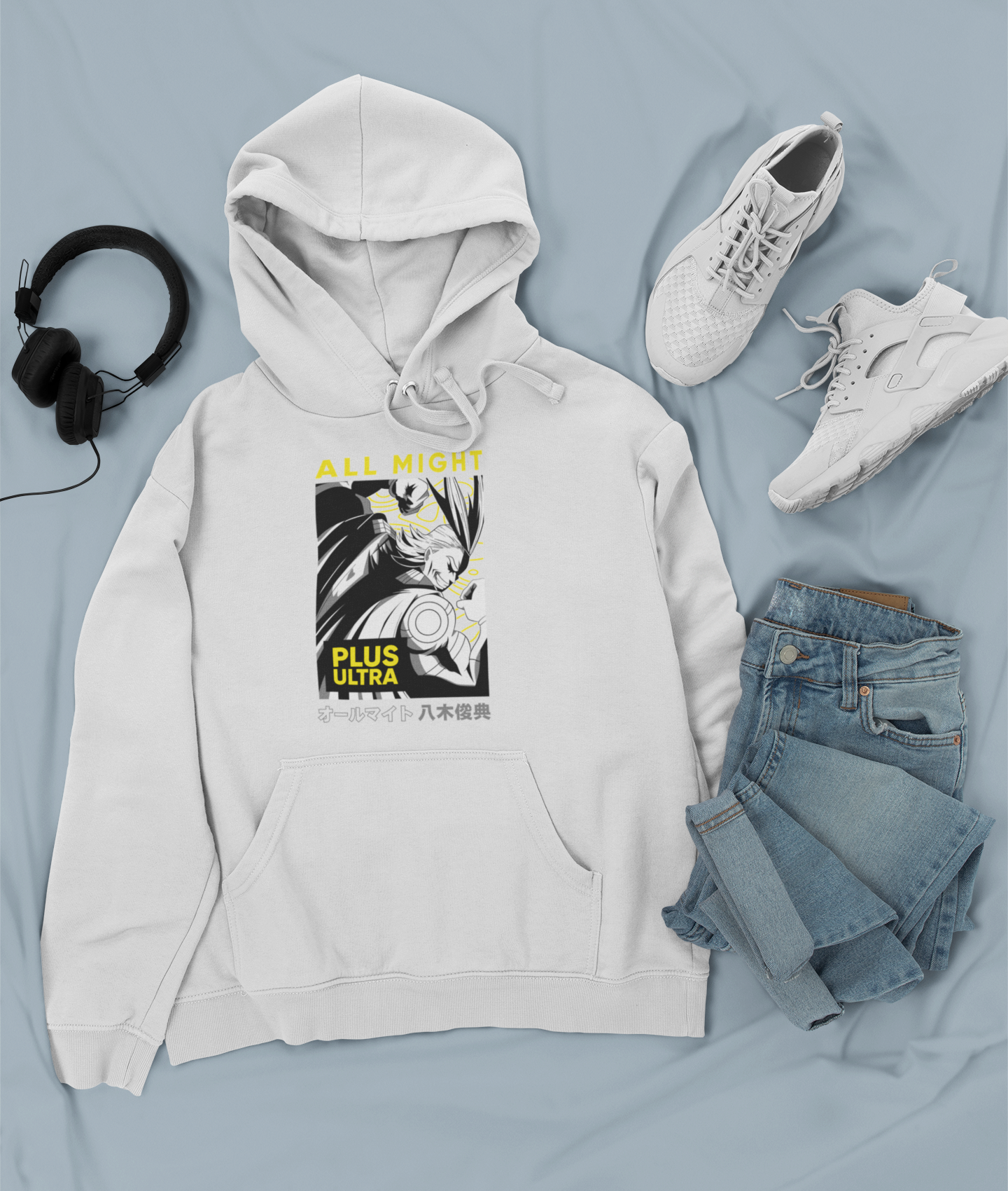 Canguro Otaku (Algodón y Poliéster) Personaje All Might de My Hero Academy