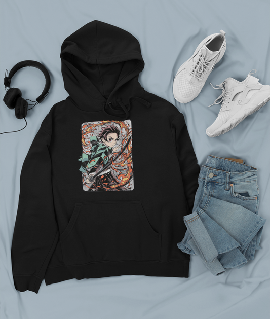 Canguro Otaku (Algodón y Poliéster) Personaje Tanjiro de Demon Slayer