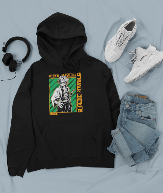 Canguro Otaku (Algodón y Poliéster) Personaje Sanemi de Demon Slayer