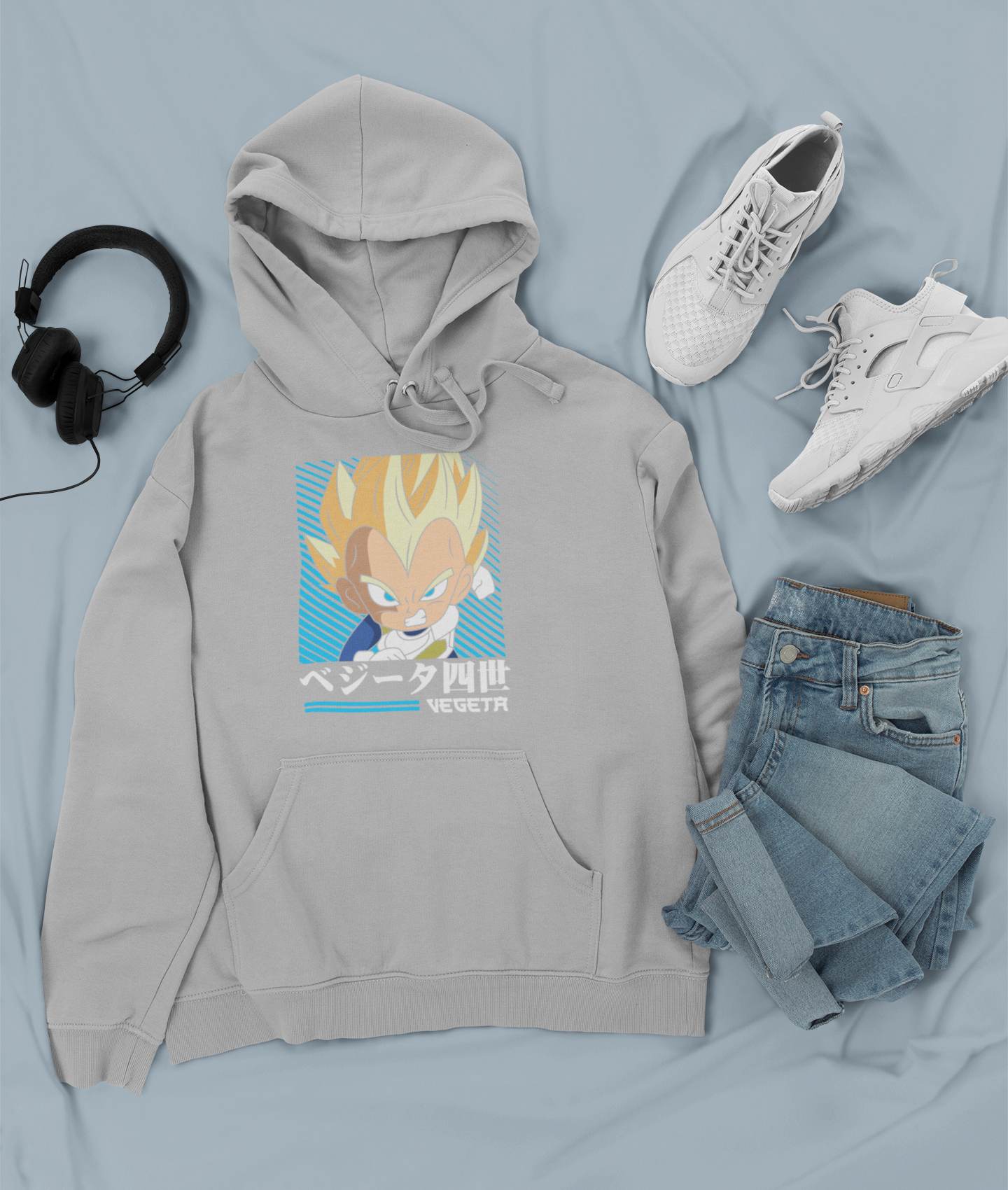 Canguro Otaku (Algodón y Poliéster) Personaje Vegeta de Dragon Ball