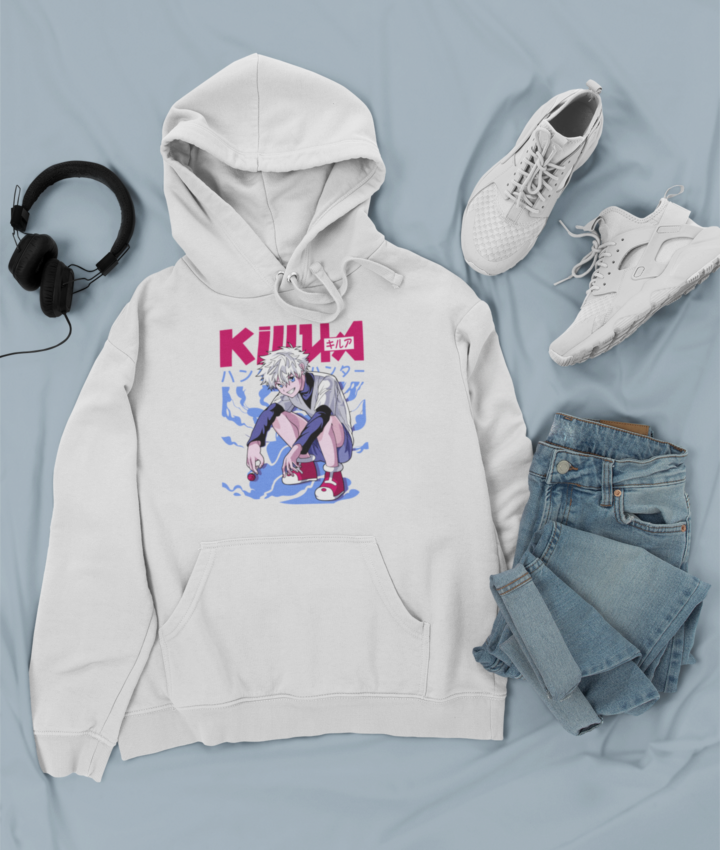 Canguro Otaku (Algodón y Poliéster) Personaje Killua de Hunter x Hunter