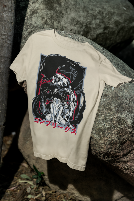 Camiseta Otaku (100% Algodón) Personaje Gon de Hunter x Hunter