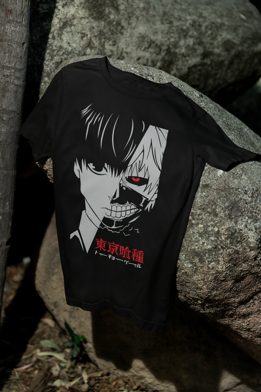 Camiseta Otaku (100% Algodón) Personaje Kaneki de Tokyo Ghoul