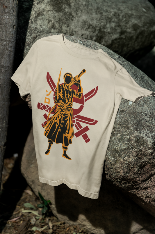 Camiseta Otaku (100% Algodón) Personaje Zoro de One Piece
