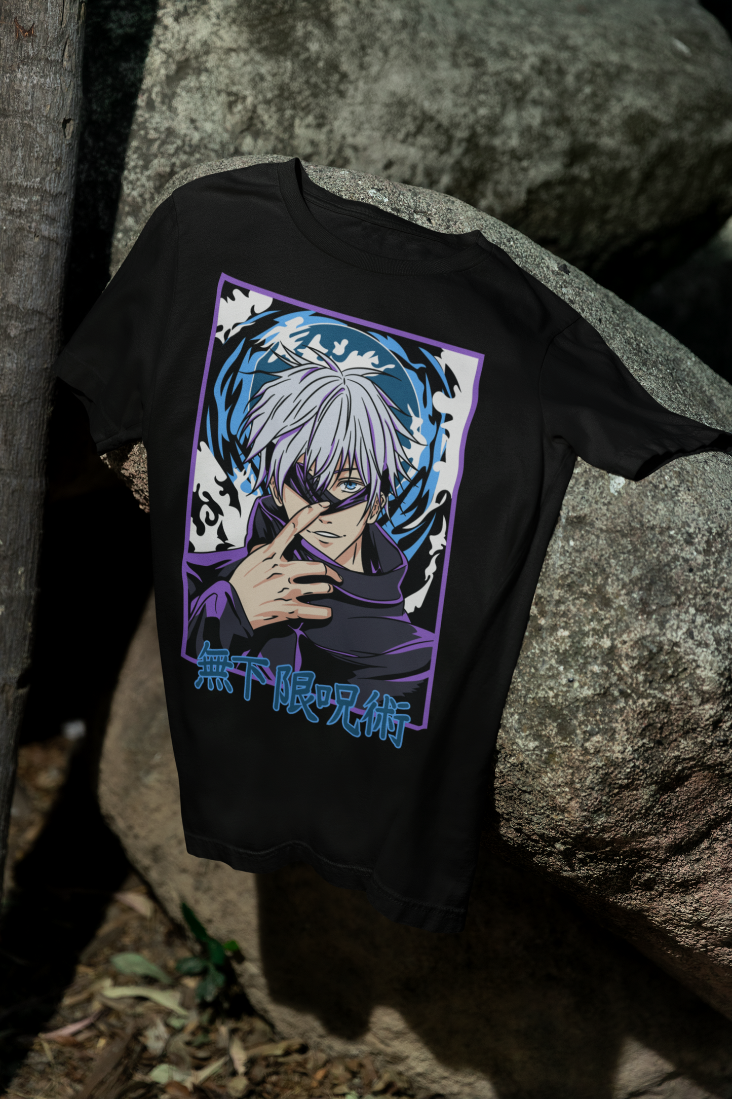 Camiseta Otaku (100% Algodón) Personaje Gojo de Jujutsu Kaisen
